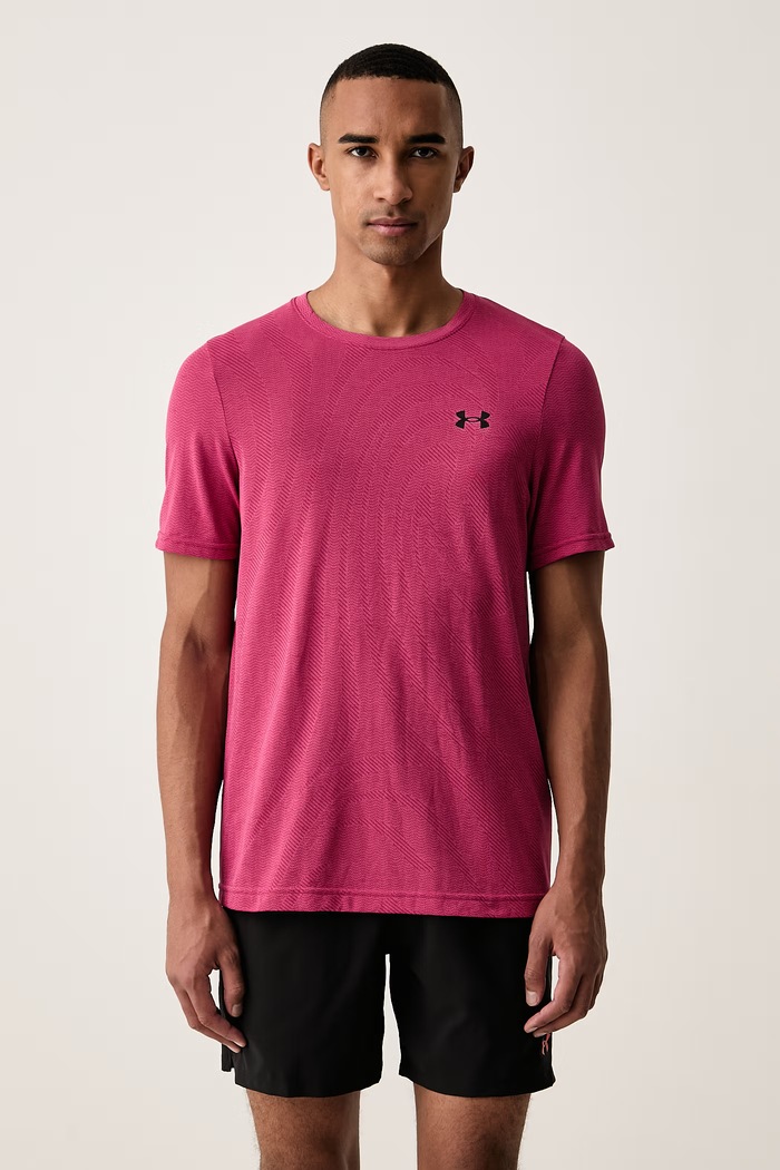 Under Armour T-shirt treningowy męski Vanish różowy 6010603.637