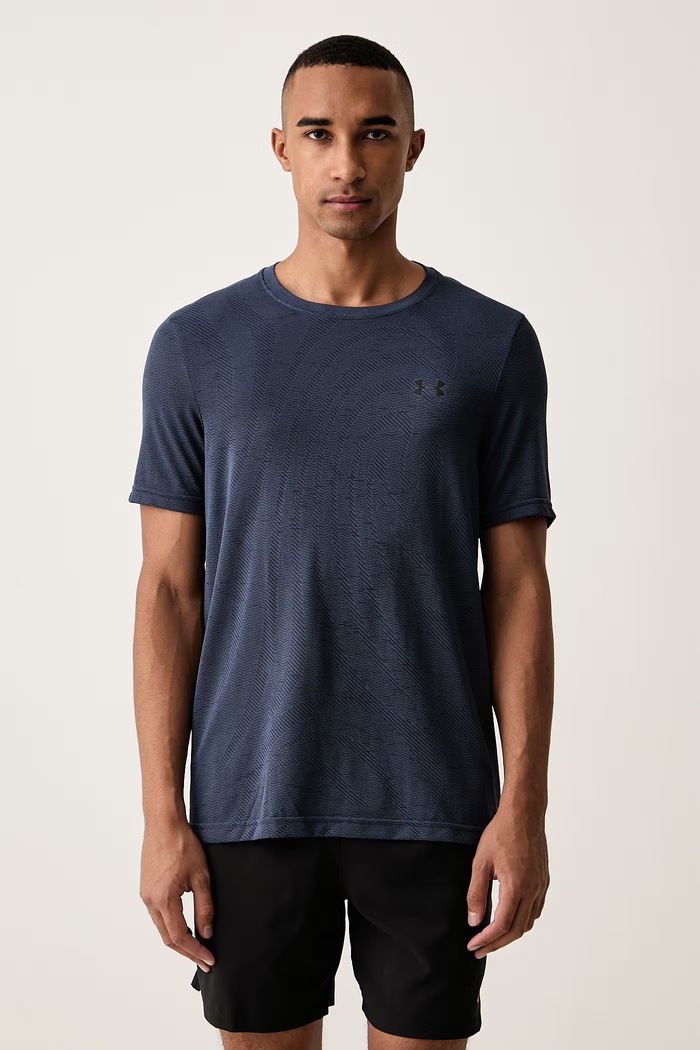 Under Armour T-shirt treningowy męski Vanish 6010603.044 niebieski AW26