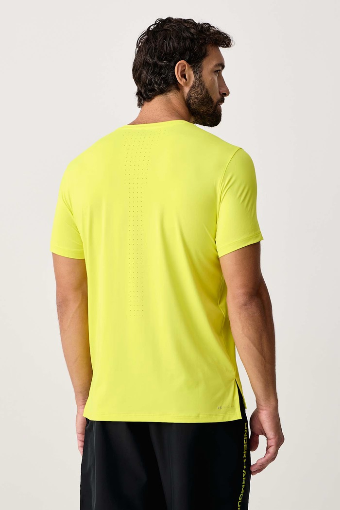Odzież Under Armour T-shirt treningowy męski Velociti 6009506.738 żółty