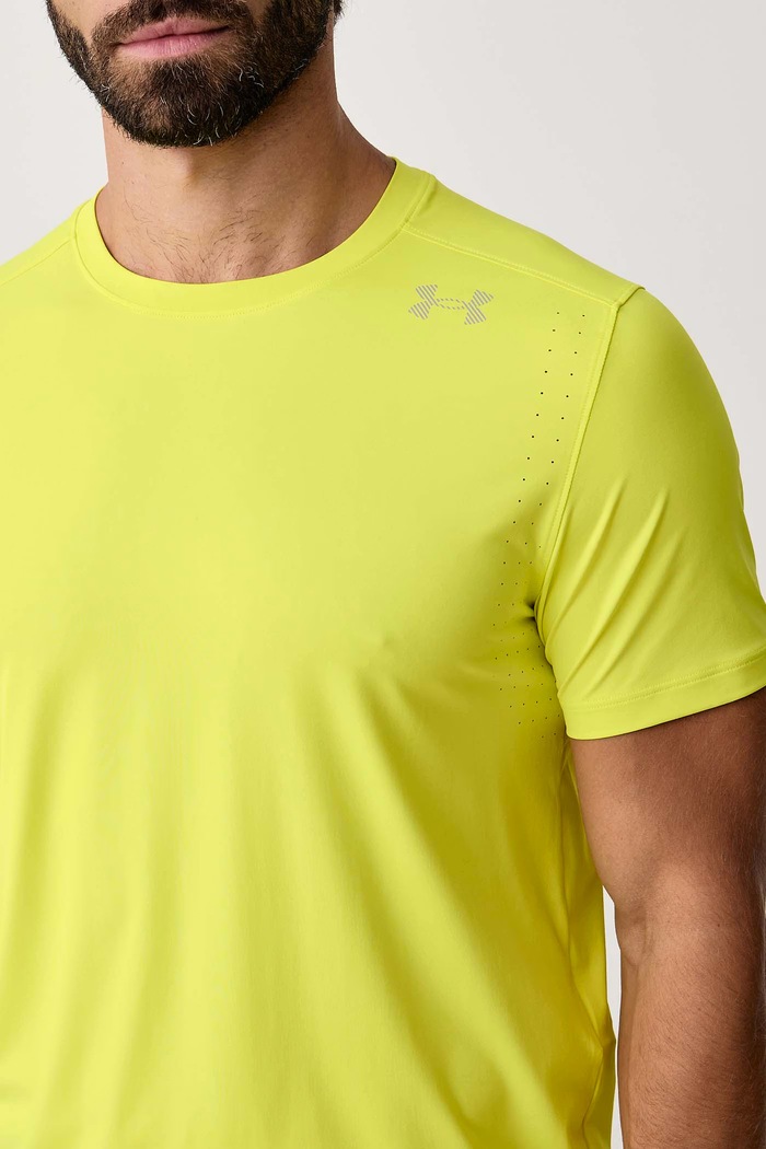T-shirt treningowy męski Velociti Under Armour 6009506.738 żółty