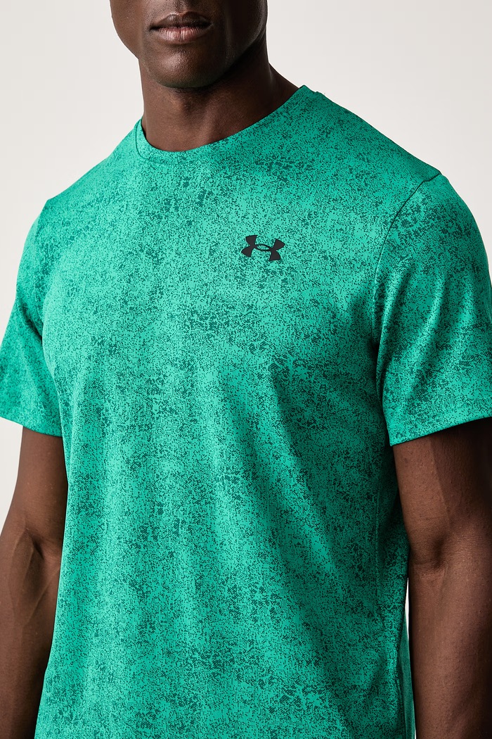 T-shirt treningowy męski UA Tech Under Armour 6005920.993 zielony