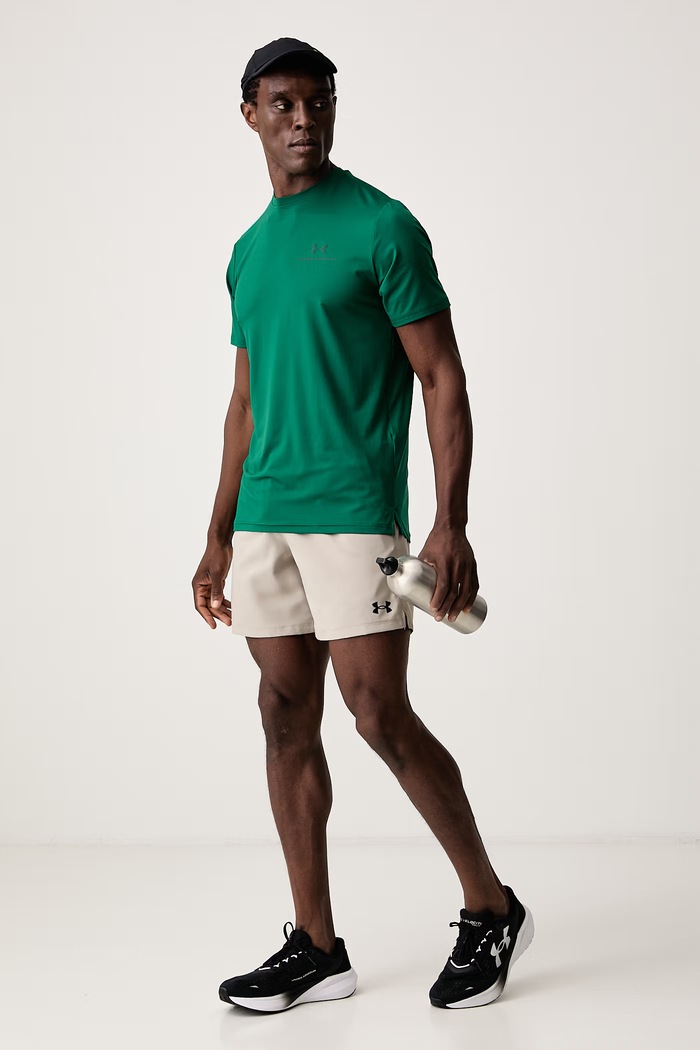 Under Armour T-shirt treningowy męski Rush Energy 1383973.312 zielony AW26