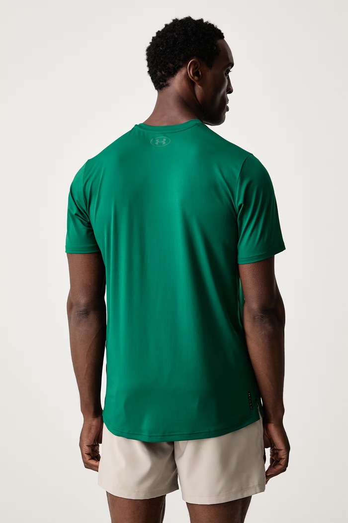 Odzież Under Armour T-shirt treningowy męski Rush Energy 1383973.312 zielony