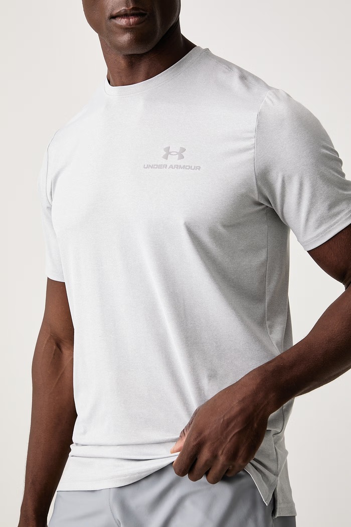 T-shirt treningowy męski Rush Energy Under Armour 1383973.011 szary