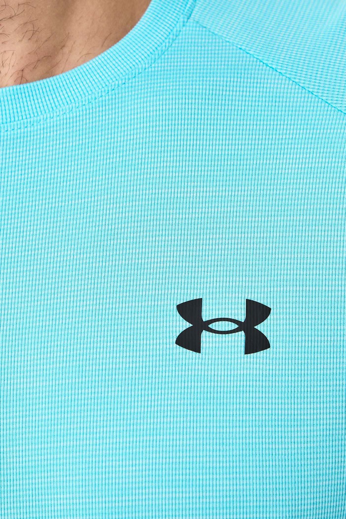T-shirt treningowy męski Tech Textured Under Armour niebieski 1382796.481