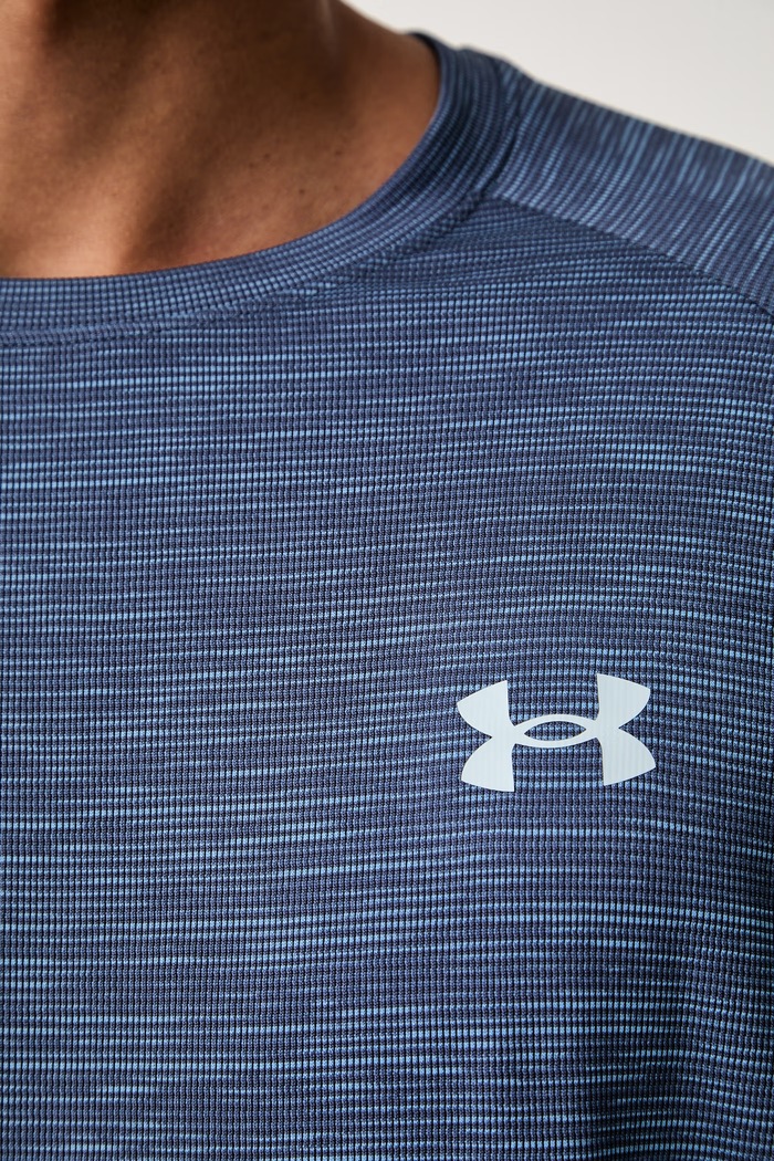 Under Armour T-shirt treningowy męski Tech Textured 1382796.045 niebieski