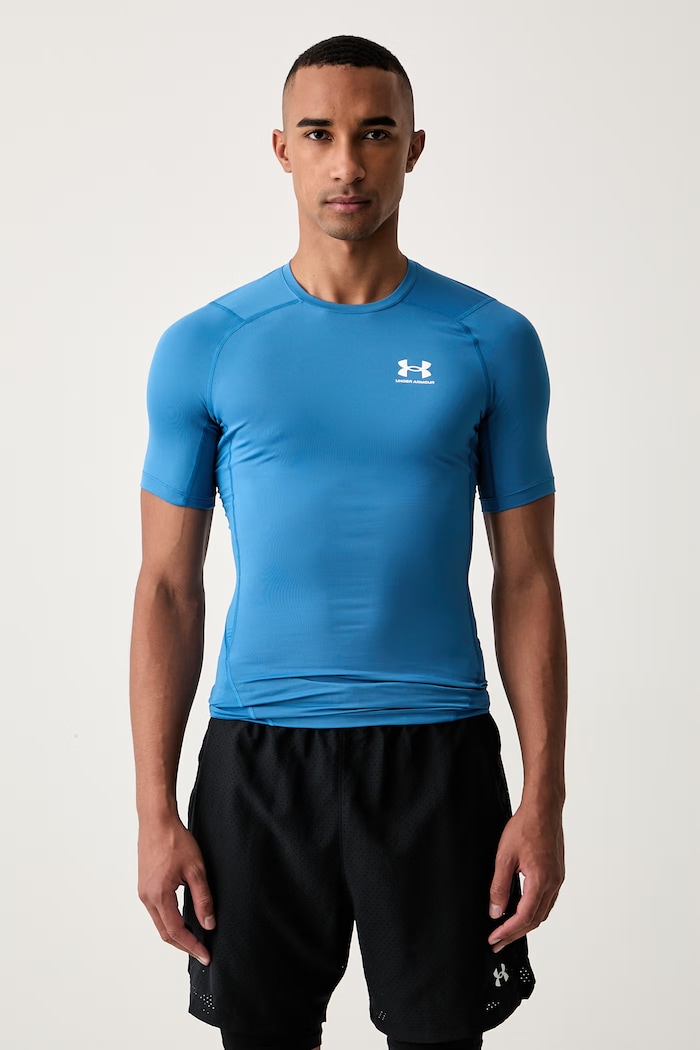 Under Armour T-shirt treningowy męski HG Armour Comp niebieski 1361518.430