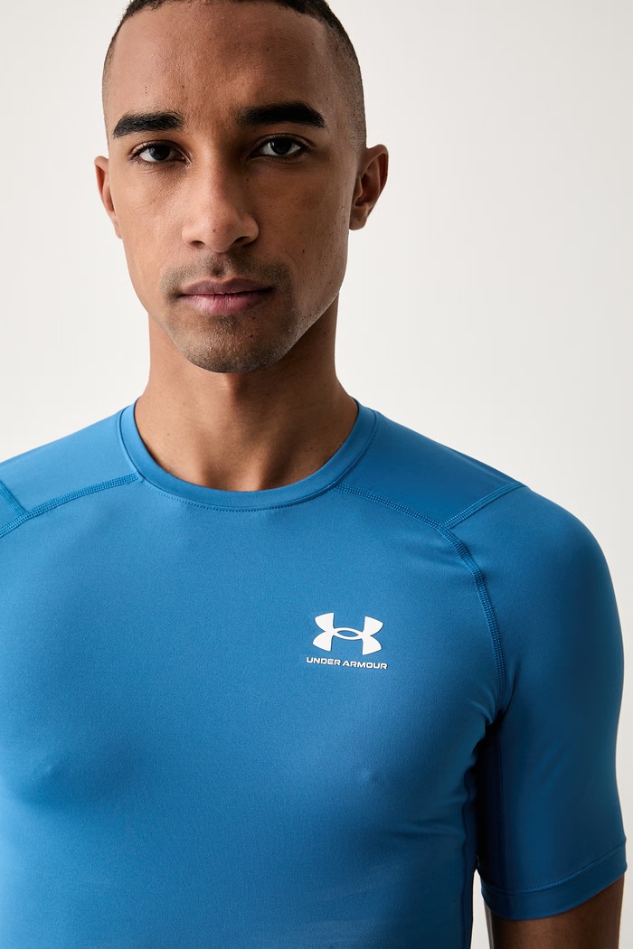 Under Armour T-shirt treningowy męski HG Armour Comp niebieski 1361518.430