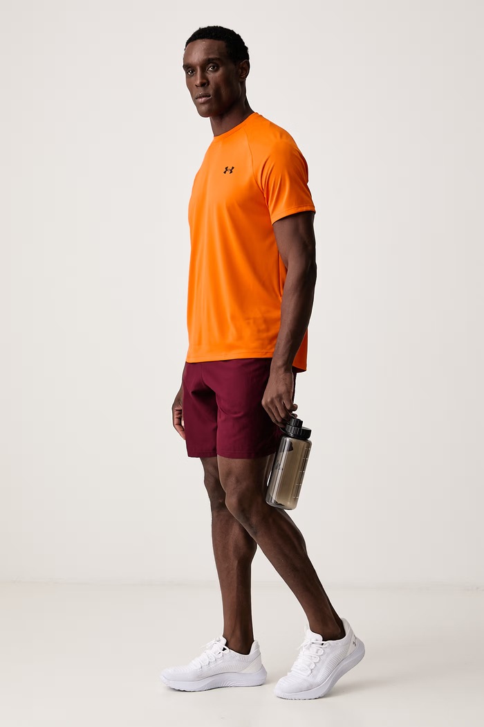 Under Armour T-shirt treningowy męski Tech SS Tee 2.0 1326413.808 pomarańczowy AW26