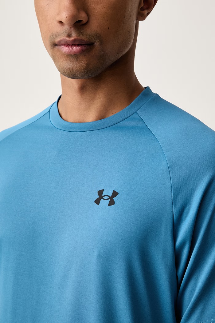 T-shirt treningowy męski Tech SS Tee 2.0 Under Armour 1326413.430 niebieski