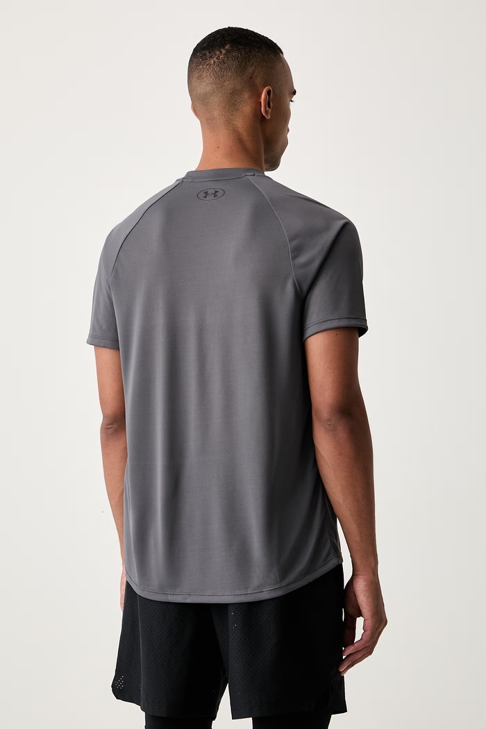 Odzież Under Armour T-shirt treningowy męski Tech SS Tee 2.0 1326413.025 szary