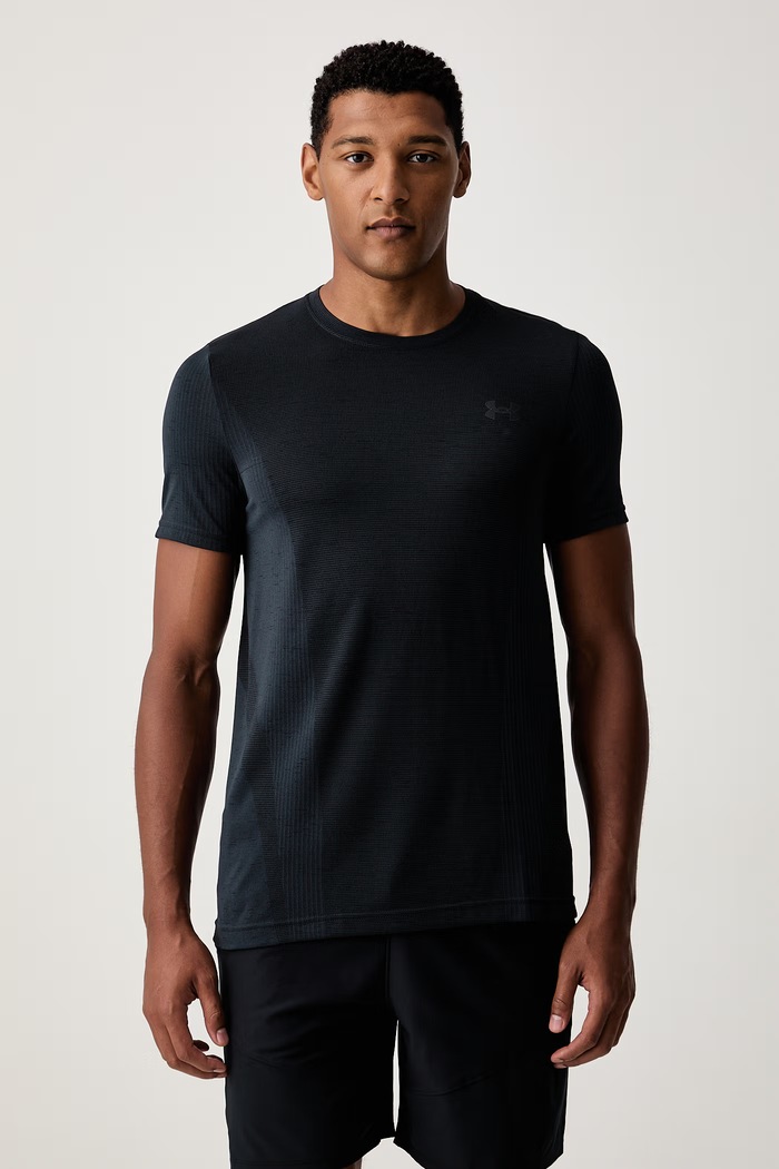 Under Armour T-shirt treningowy męski Vanish Seamless granatowy 6011611