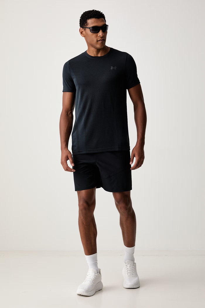 Under Armour T-shirt treningowy męski Vanish Seamless 6011611 granatowy AW26