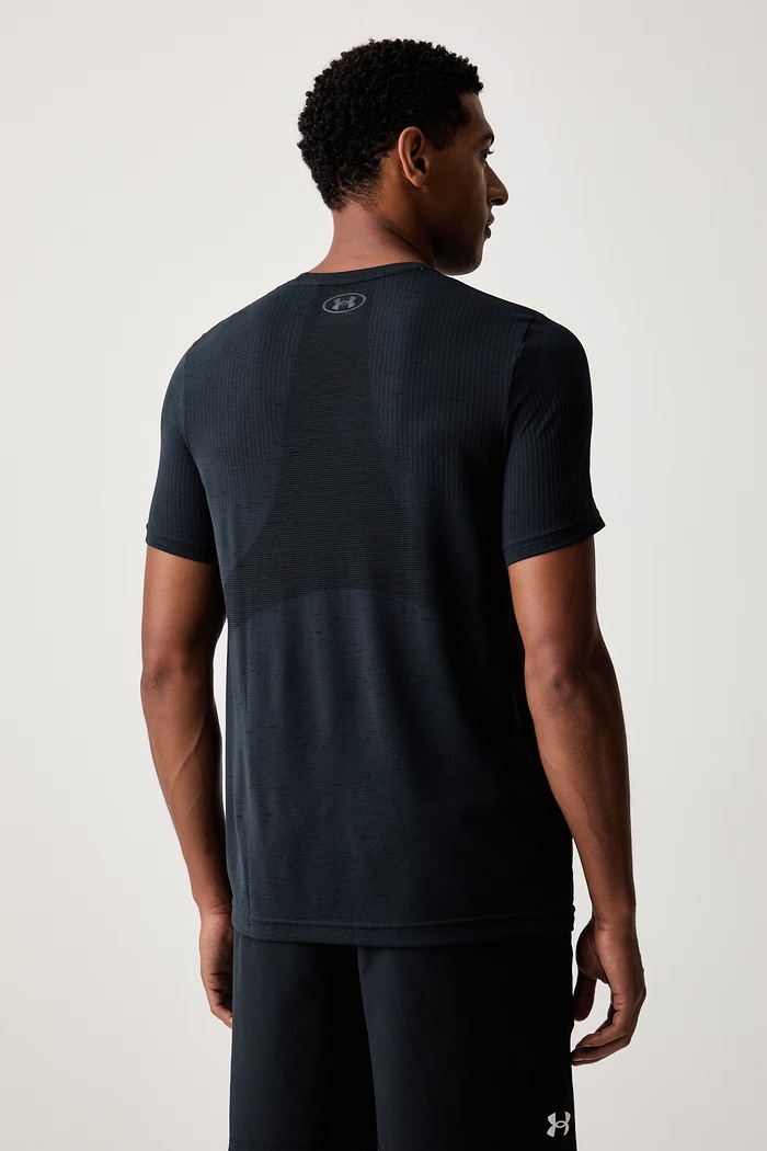 Odzież Under Armour T-shirt treningowy męski Vanish Seamless 6011611 granatowy
