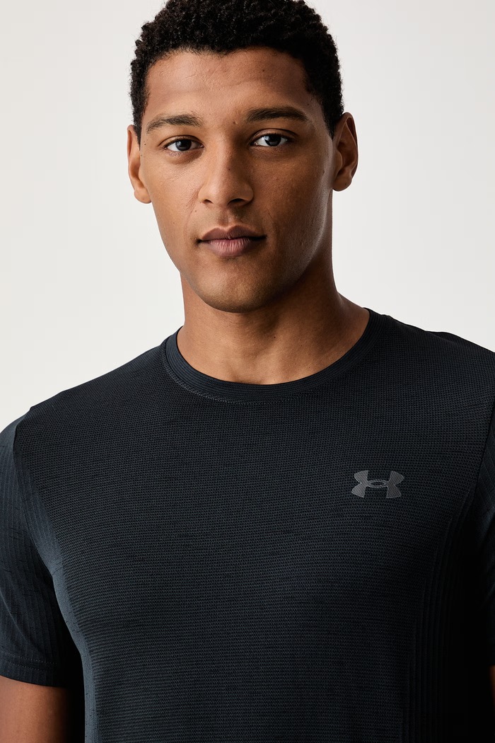 Under Armour T-shirt treningowy męski Vanish Seamless granatowy 6011611