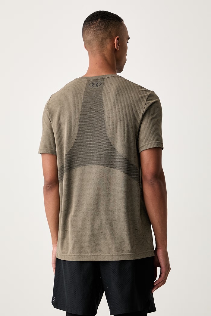 Ρούχα Under Armour t-shirt γυμναστικής ανδρικό Vanish Seamless 6011611 πράσινο