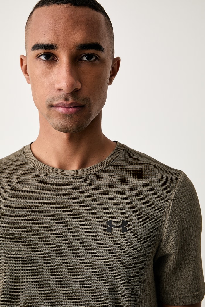 Under Armour t-shirt γυμναστικής ανδρικό Vanish Seamless πράσινο 6011611