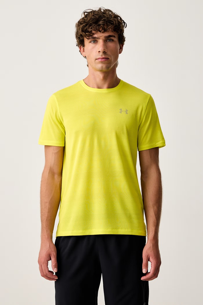 Under Armour T-shirt treningowy męski Velociti żółty 6009517
