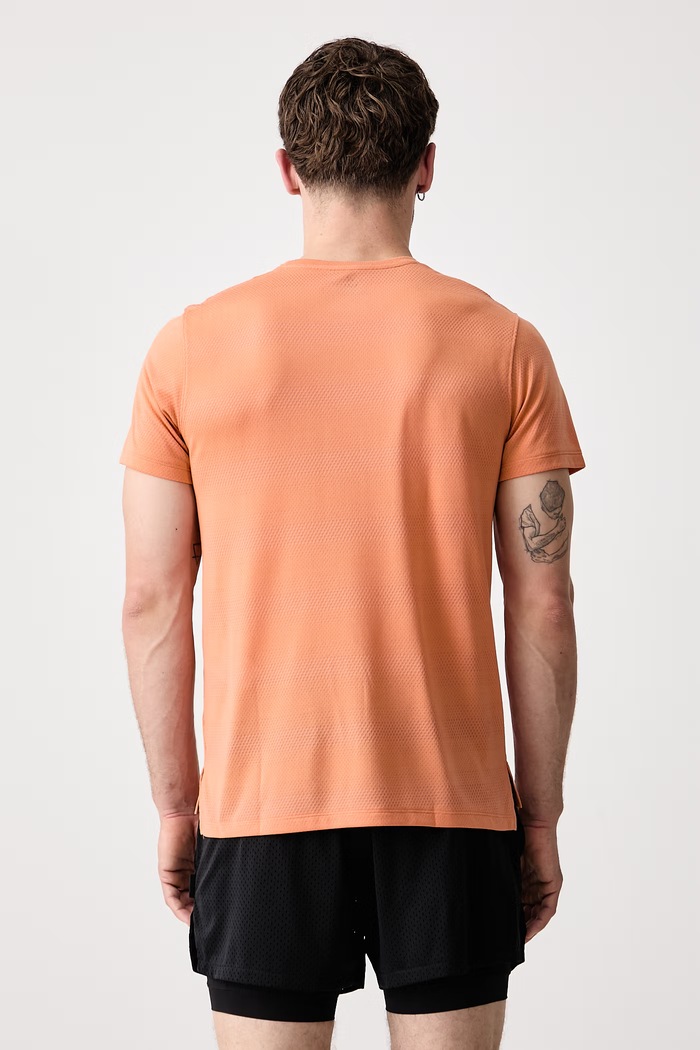 Odzież Under Armour T-shirt treningowy męski Velociti 6009517 pomarańczowy
