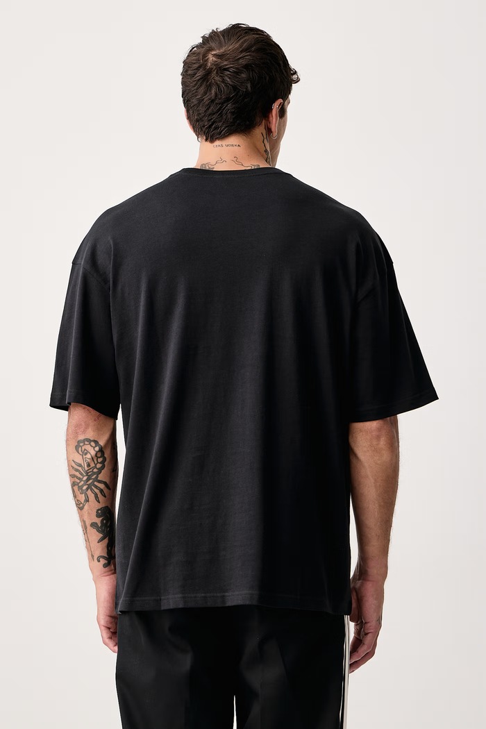 Ρούχα adidas Originals T-shirt ανδρικό βαμβακερό NCLR Loose LI2474 μαύρο