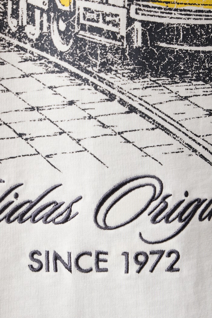 T-shirt ανδρικό βαμβακερό Milan adidas Originals μπεζ LG9392