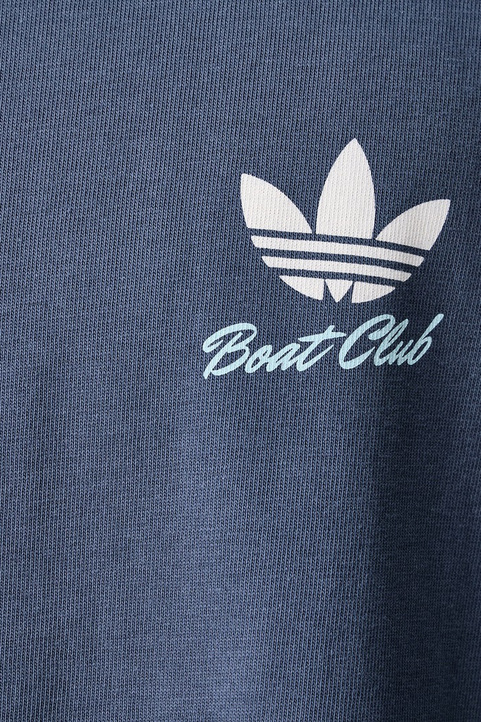 T-shirt męski bawełniany Postcard adidas Originals niebieski LI2487