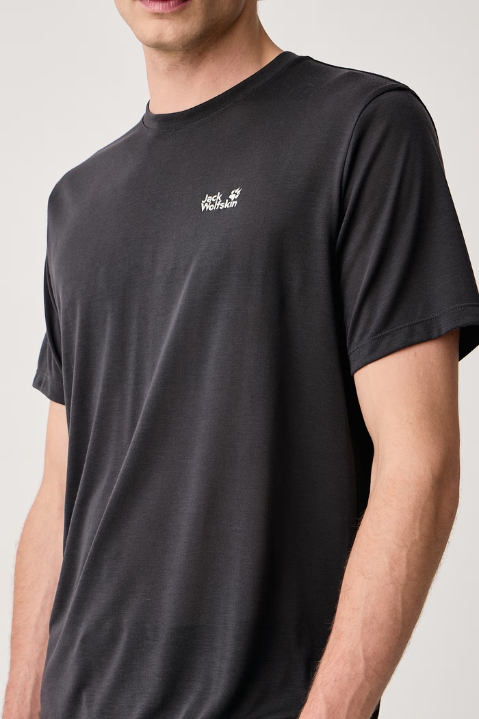 T-shirt trekkingowy męski VONNAN WILD Jack Wolfskin A66667 czarny