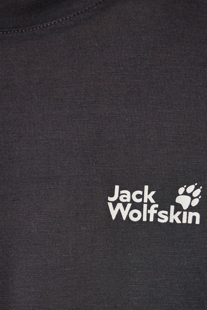 T-shirt trekkingowy męski VONNAN WILD Jack Wolfskin czarny A66667