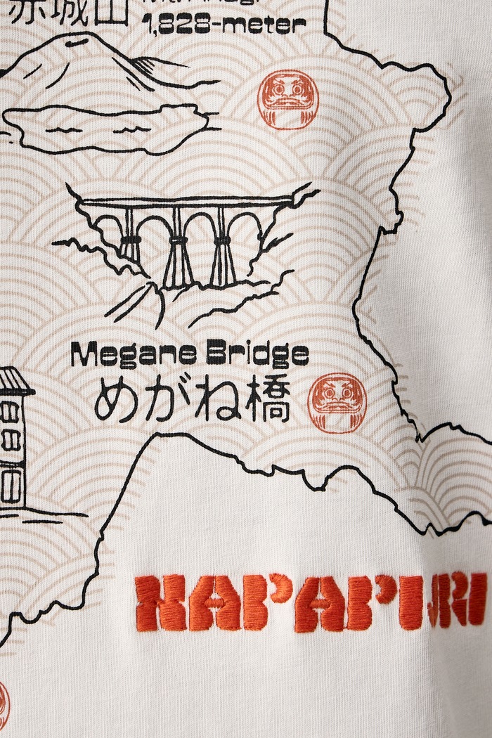 T-shirt męski bawełniany Sunda Napapijri beżowy NP0A8B3MFVA1