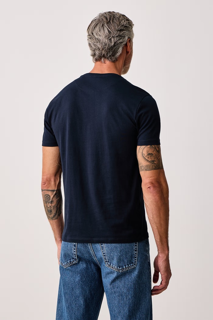 Oblačila U.S. Polo Assn. Kratka majica moška bombažna LARGE DHM MUP5497 mornarsko modra