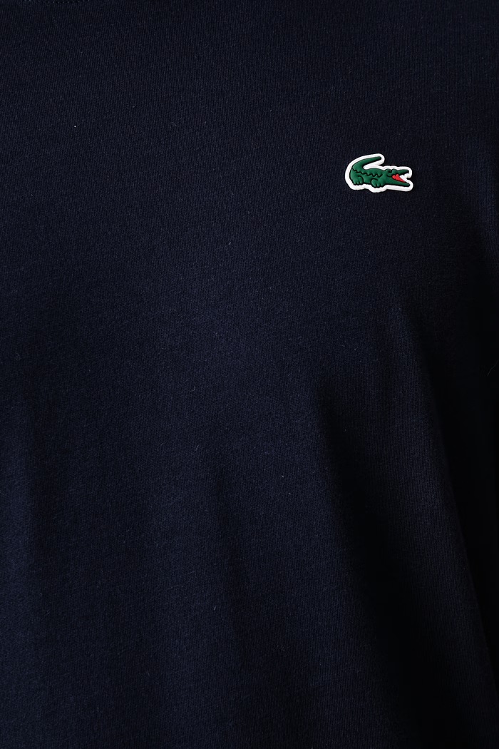 Lacoste T-shirt męski z bawełną TH6655 granatowy AW26