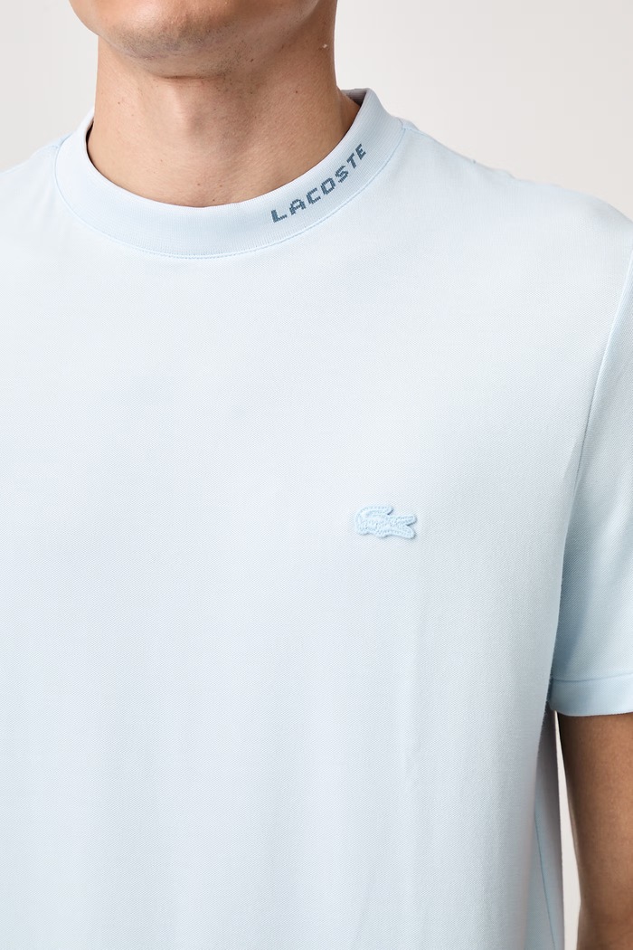 Lacoste T-shirt męski z bawełną TH5060