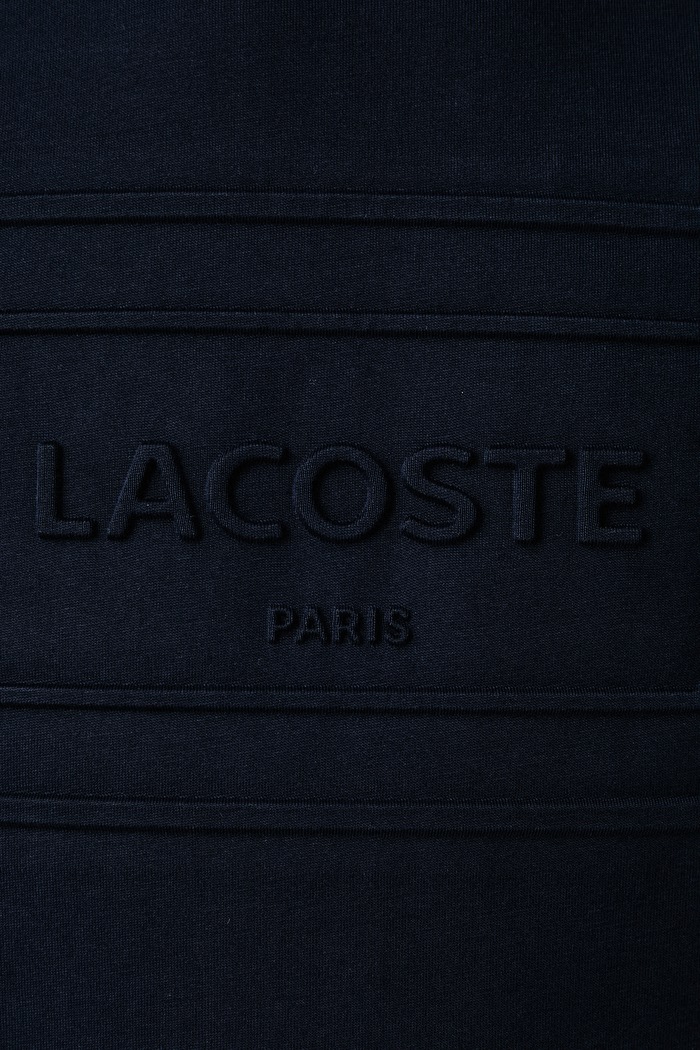 T-shirt męski bawełniany Lacoste TH0794 granatowy