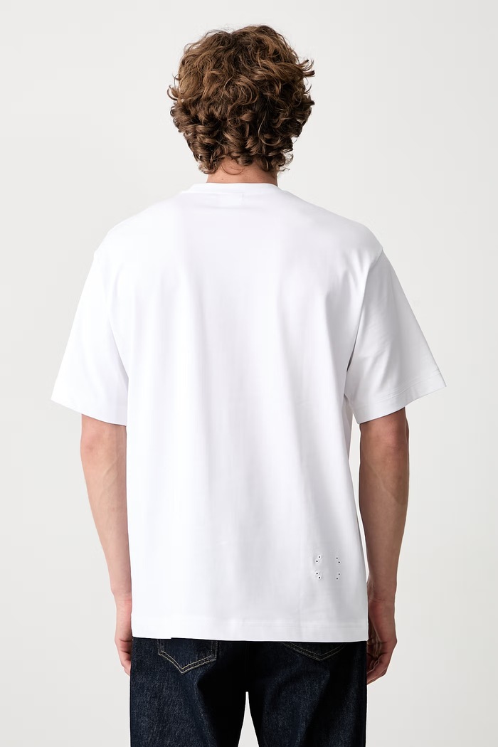 Abbigliamento On Club Collective t-shirt in cotone da uomo 1MG10710069 bianco