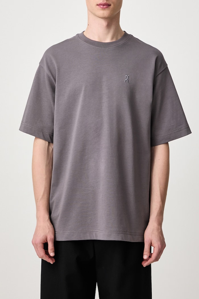 Club Collective T-shirt bawełniany męski On szary 1MG10714989