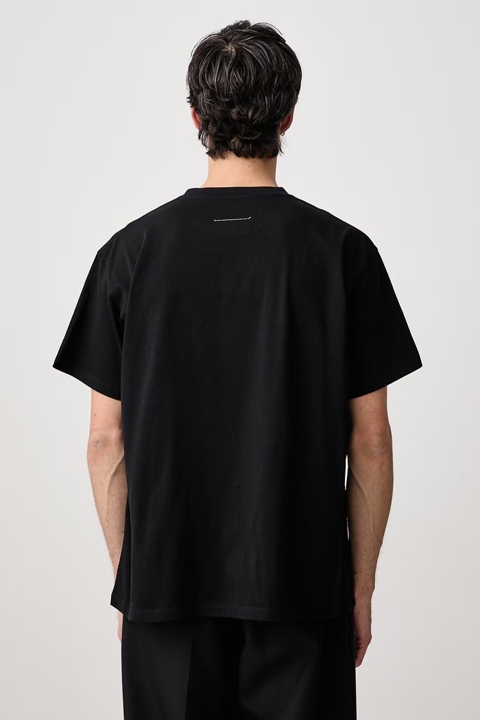 Odzież MM6 Maison Margiela T-shirt męski bawełniany SH2GC0048.M20048 czarny