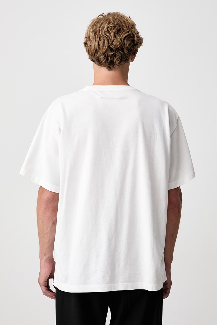 Odzież MM6 Maison Margiela T-shirt bawełniany męski SH0GC0077.M20258 biały