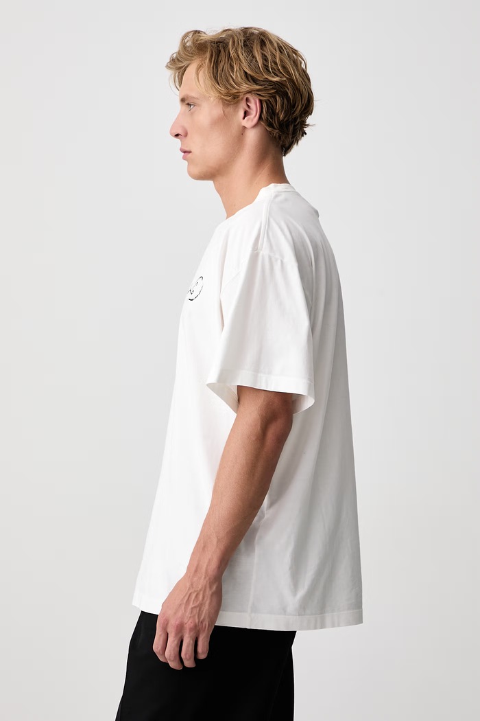 T-shirt bawełniany męski MM6 Maison Margiela SH0GC0077.M20258 biały