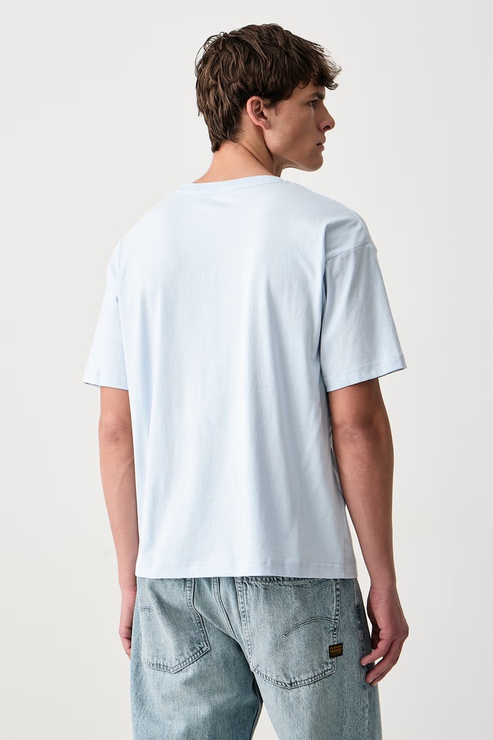 Odzież Tommy Hilfiger T-shirt męski bawełniany UM0UM03685 niebieski