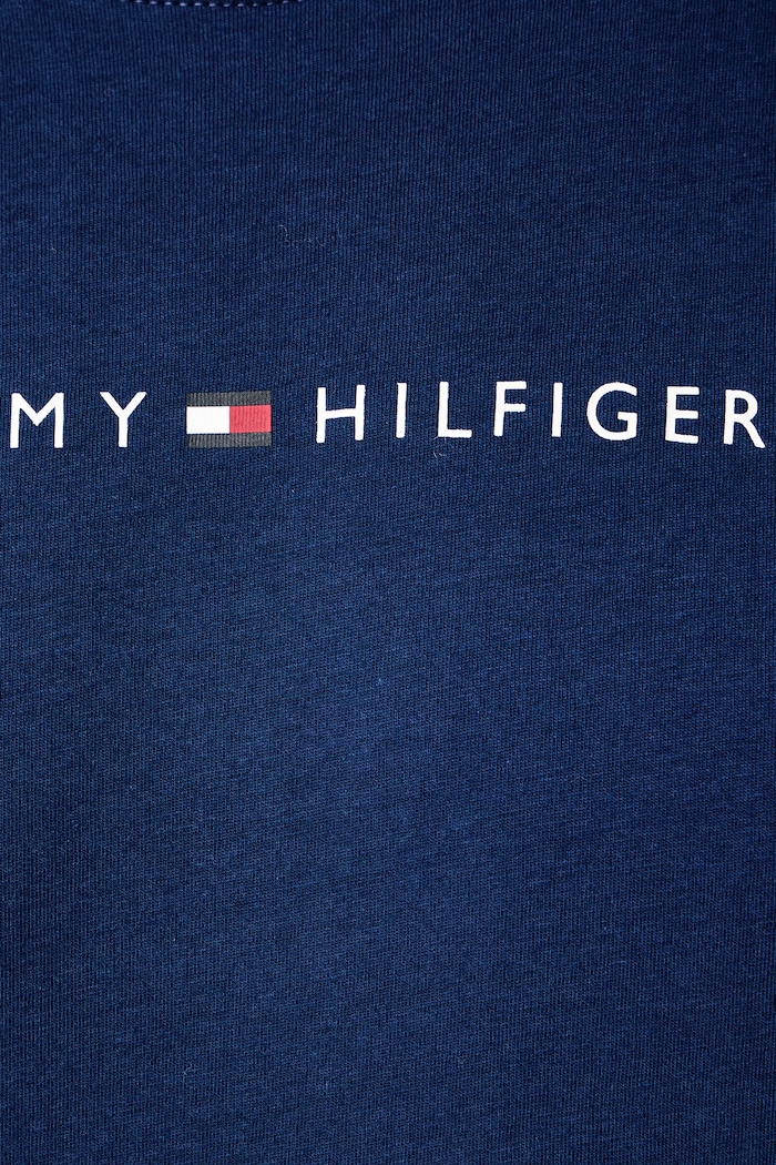 T-shirt męski bawełniany Tommy Hilfiger niebieski UM0UM03685
