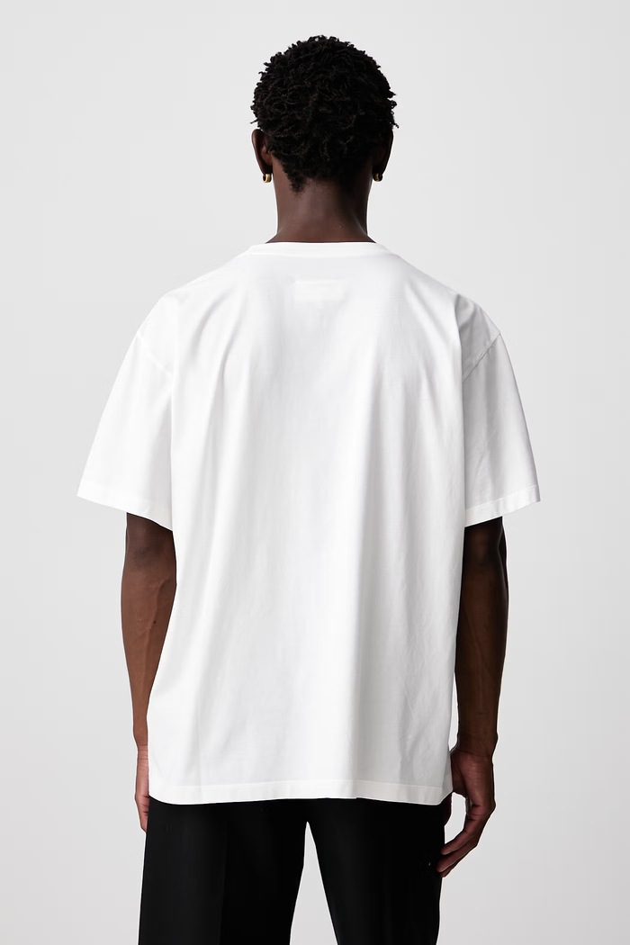 Odzież MM6 Maison Margiela T-shirt męski bawełniany SH0GC0071.M20258 biały