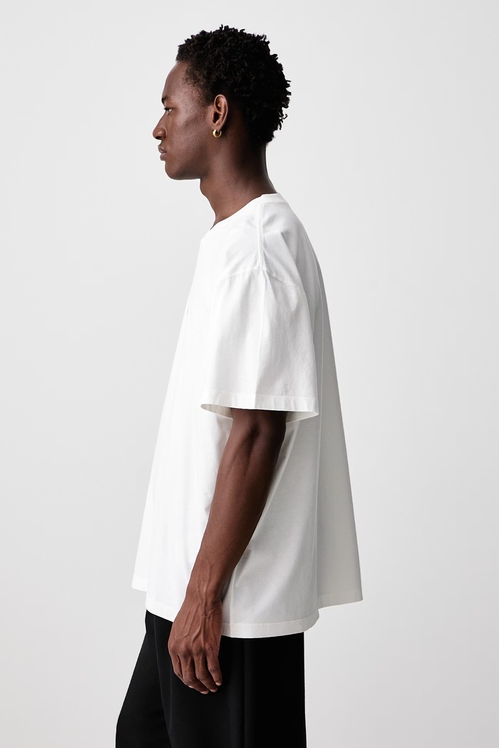 T-shirt męski bawełniany MM6 Maison Margiela SH0GC0071.M20258 biały