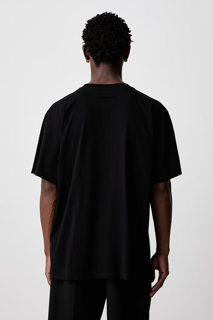 Odzież MM6 Maison Margiela T-shirt męski bawełniany SH0GC0071.M20258 czarny
