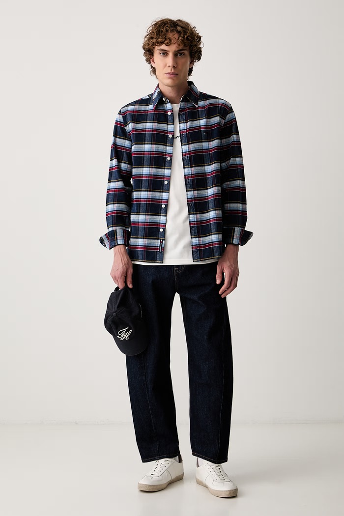 Tommy Jeans tričko pánské bavlněné DM0DM23598 bílá AW26
