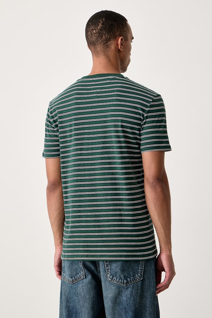 Odzież Tommy Jeans T-shirt męski bawełniany DM0DM23562 zielony