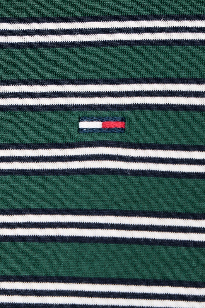 T-shirt męski bawełniany Tommy Jeans zielony DM0DM23562