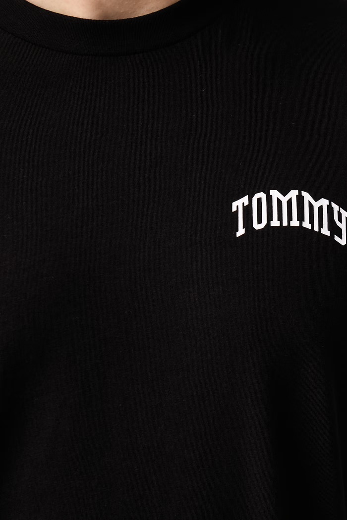 T-shirt męski bawełniany Tommy Jeans czarny DM0DM23558