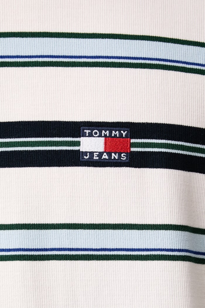 Tommy Jeans tričko pánske bavlnené s elastanom DM0DM23553 biela
