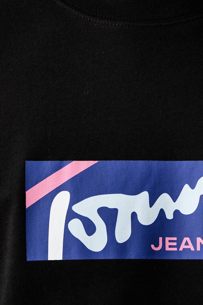 Tommy Jeans majica za muškarce od pamuka DM0DM23547 crna
