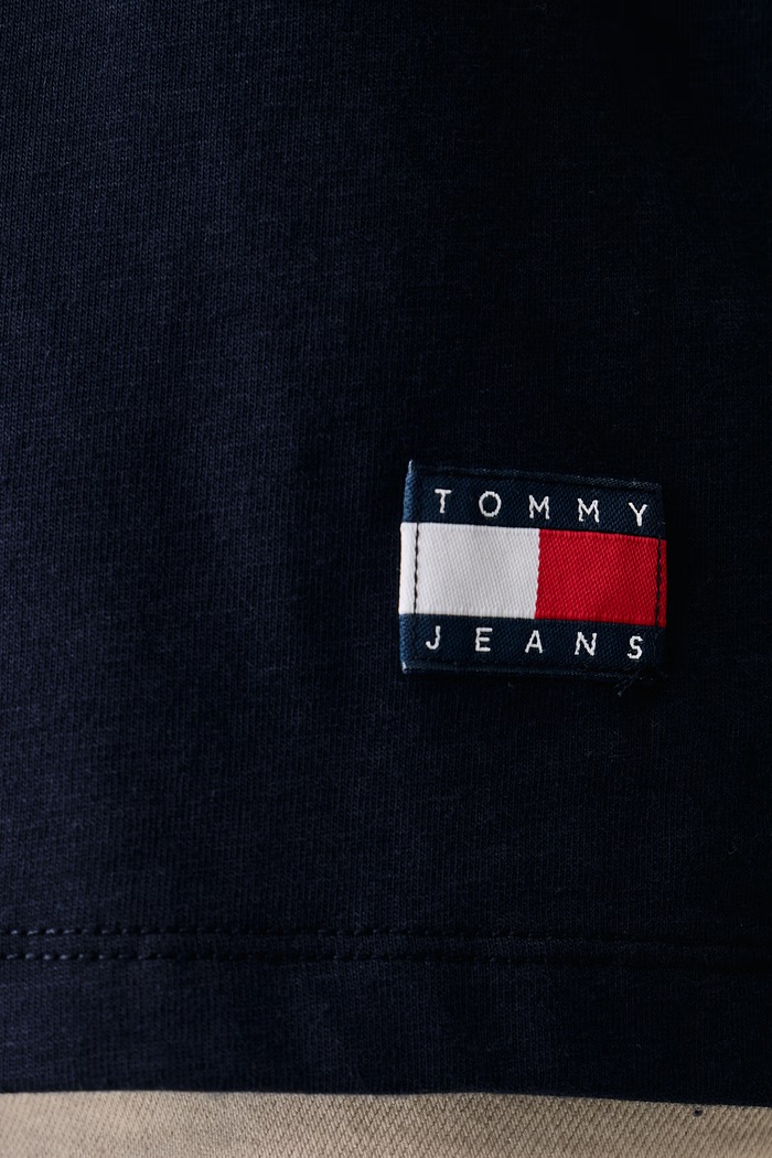 Majica muška pamučna Tommy Jeans mornarsko plava DM0DM23544